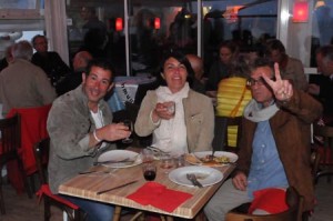 Fabrice Gonzales, Pierre-Laurent Constant et Clotilde Philippe ont fait honneur à la gastronomie des Canetons.