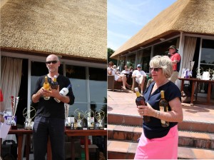 Vainqueurs du concours d’approche Pacific, Jocelyne Van der Gucht et Pierre Chaudesaygues ont fait le plein de produits de la société Ricard.