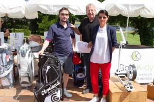 En 3e série net, première place pour Olivier Gazio qui a gagné un sac de golf offert Kazal Industrie