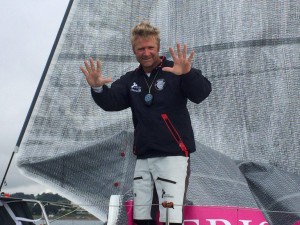 Le Briochin Yann Elies, vainqueur pour la 3e fois de la solitaire du Figaro, méritait bien cet accessit.