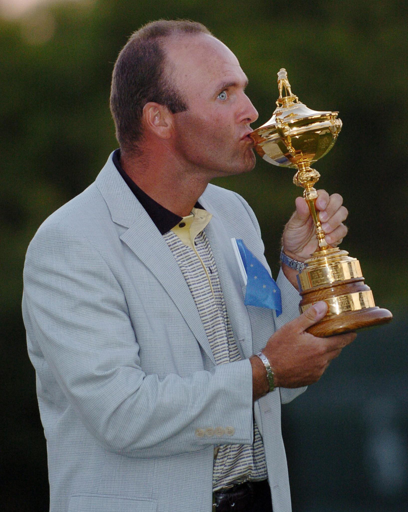 Thomas Levet, seul Français  à avoir remporté la Ryder Cup (c’était en 2004), notre photo, sera l’invité d’honneur du 10e National UJSF se Golf des Journalistes à La Baule.