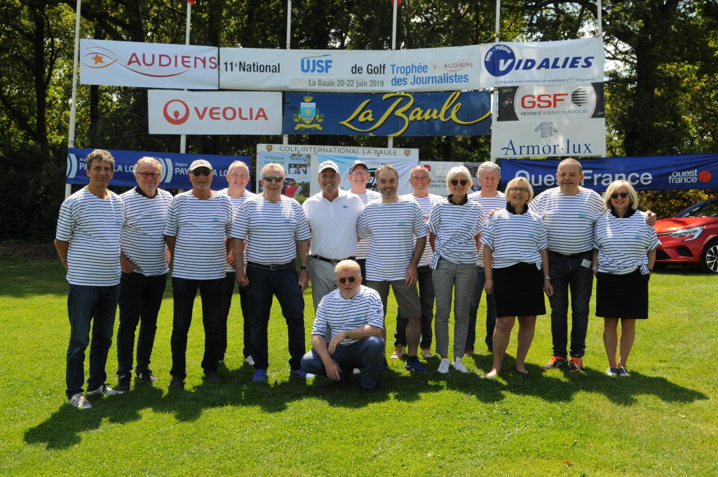 Pas de National de Golf en 2020 ! Les membres du comité directeur du CPSO, rassemblés sur ce cliché autour de Thomas Levet, attendent avec impatience le début septembre pour se retrouver.