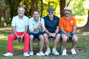 Ils se sont bien amusés ces quatre-là ! De g. à d. B. Saby, A. Gautier, M. Hardouin et B. Baronchelli.