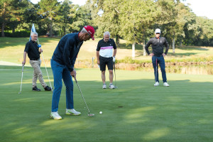 Frédéric Sibille au putting